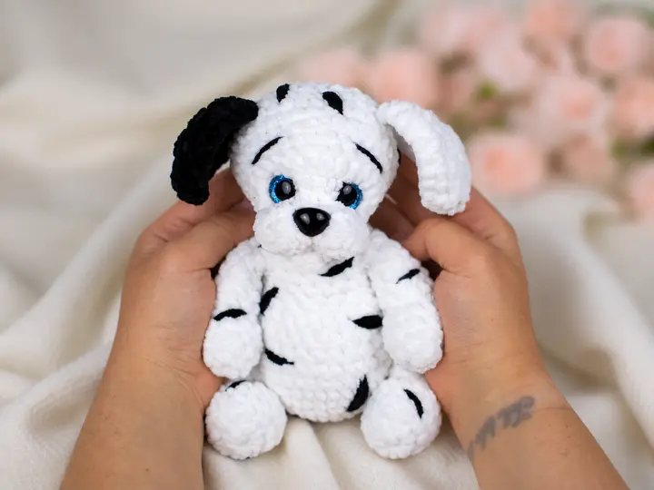 Crochet Pattern for Cookie the Dalmatian Puppy