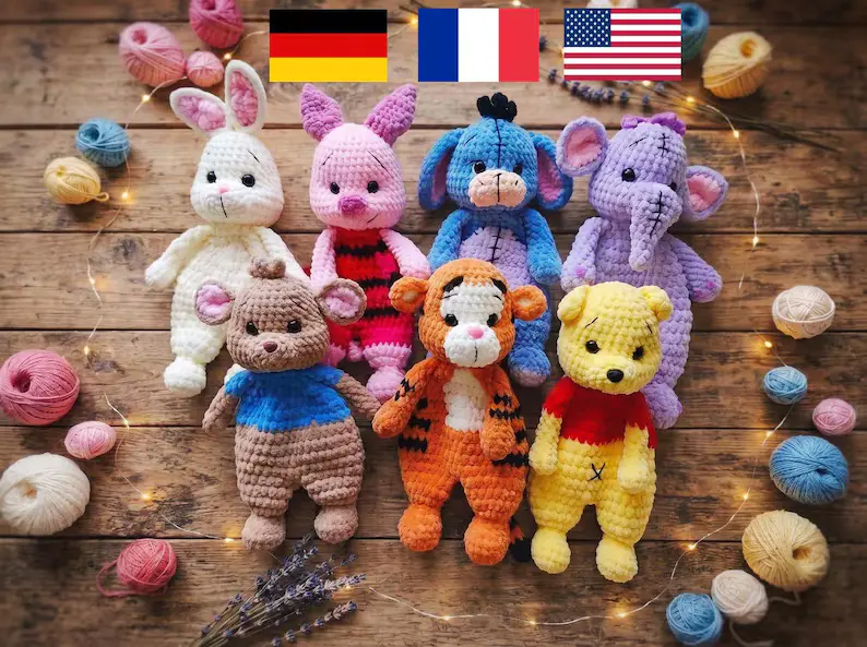 7in1 Winnie the Pooh friends