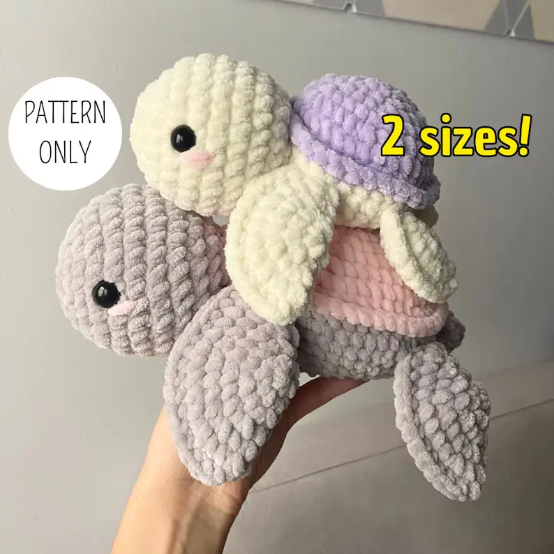 Amigurumi Turtle Crochet Pattern BUNDLE