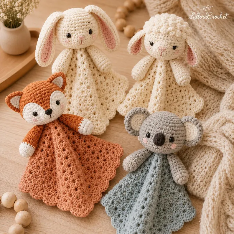 Crochet Baby Lovey Pattern Bundle