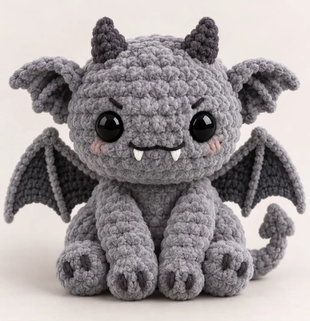 Free No-Sew Crochet Gargoyle Pattern