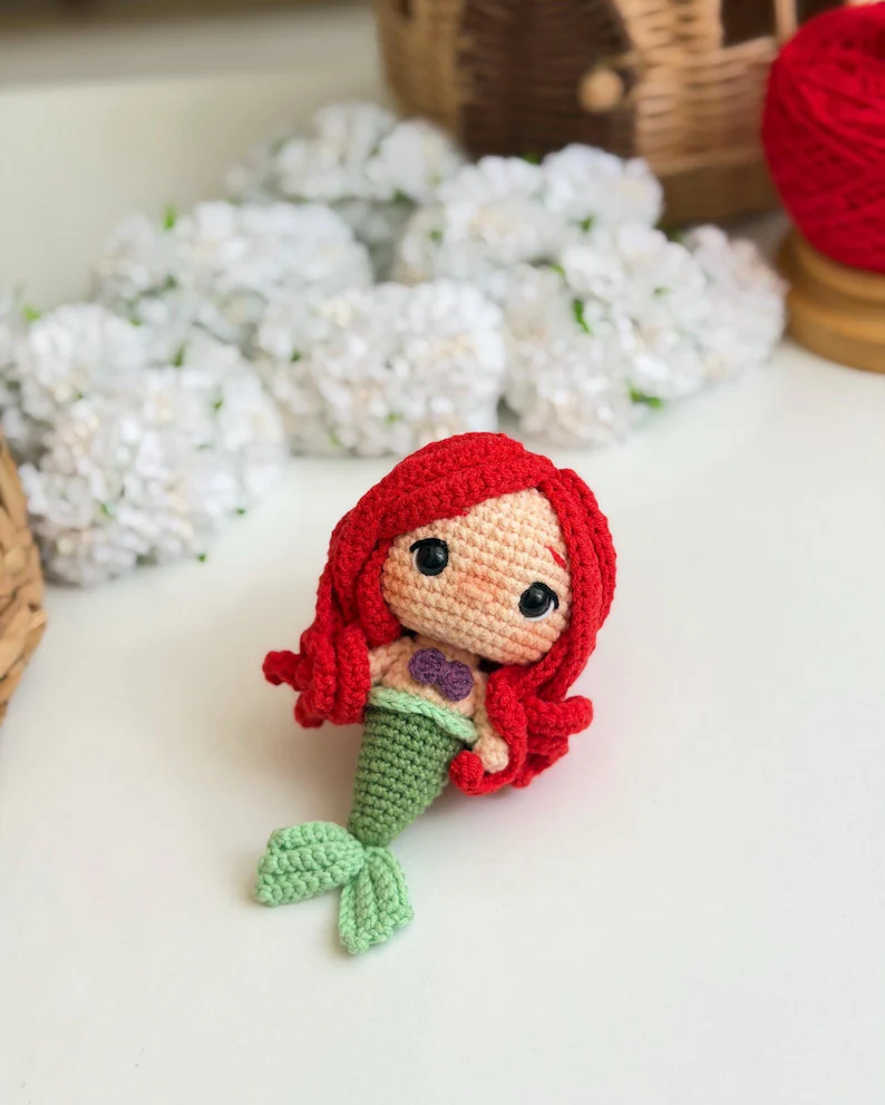 Mini Ocean Princess Amigurumi Crochet Pattern