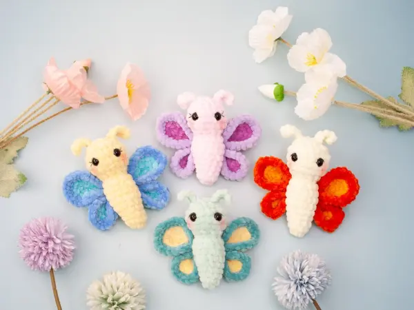 No Sew Butterfly Crochet Pattern