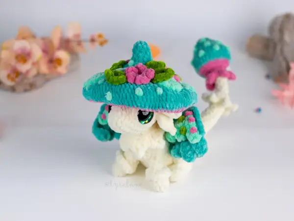 Nim the Mushroom Dragon Amigurumi Crochet Pattern