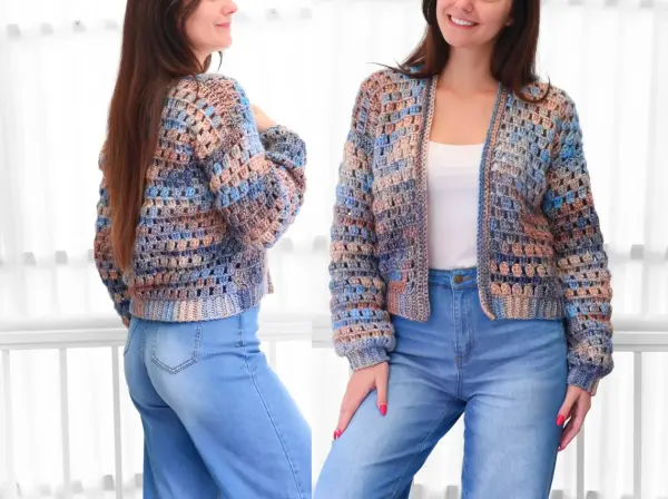 Crochet pattern- ELOISE Crochet Cardigan pattern