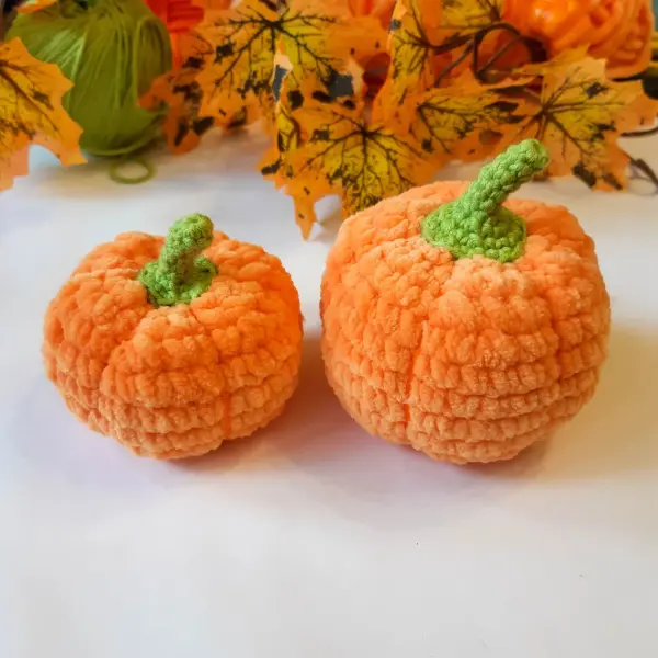 Crochet PUMPKIN pattern 2 size