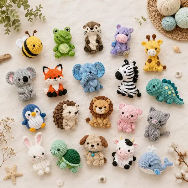 10,000+ Crochet Animal Patterns Bundle