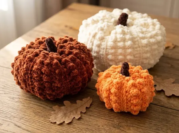 Crochet Pattern Pumpkin - Cozy Autumn Decor in 3 Sizes
