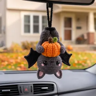 Bat Hanging Car Crochet PDF Pattern