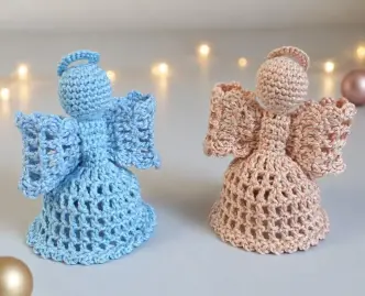 Crochet Pattern Bow Angel Celeste