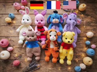 7in1 Winnie the Pooh friends