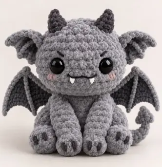 Free No-Sew Crochet Gargoyle Pattern