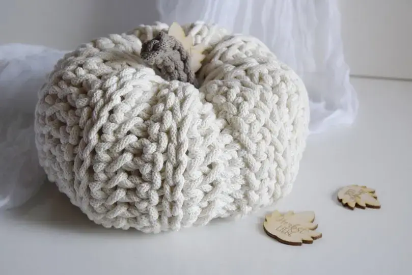 Crochet Pumpkin with Bobbiny Cord