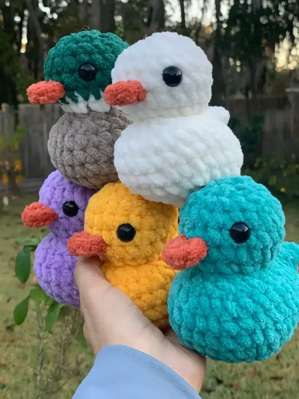 No Sew Crochet Duck Pattern