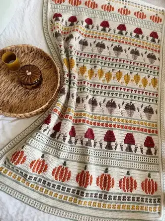 Fall Crochet Blanket Pattern