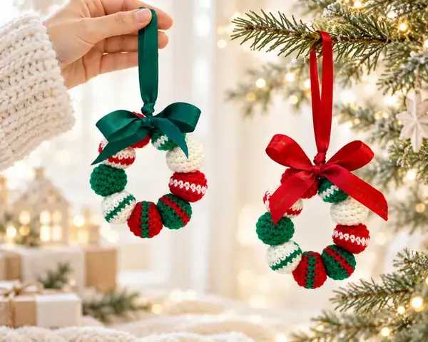 Crochet Christmas Wreath Pattern