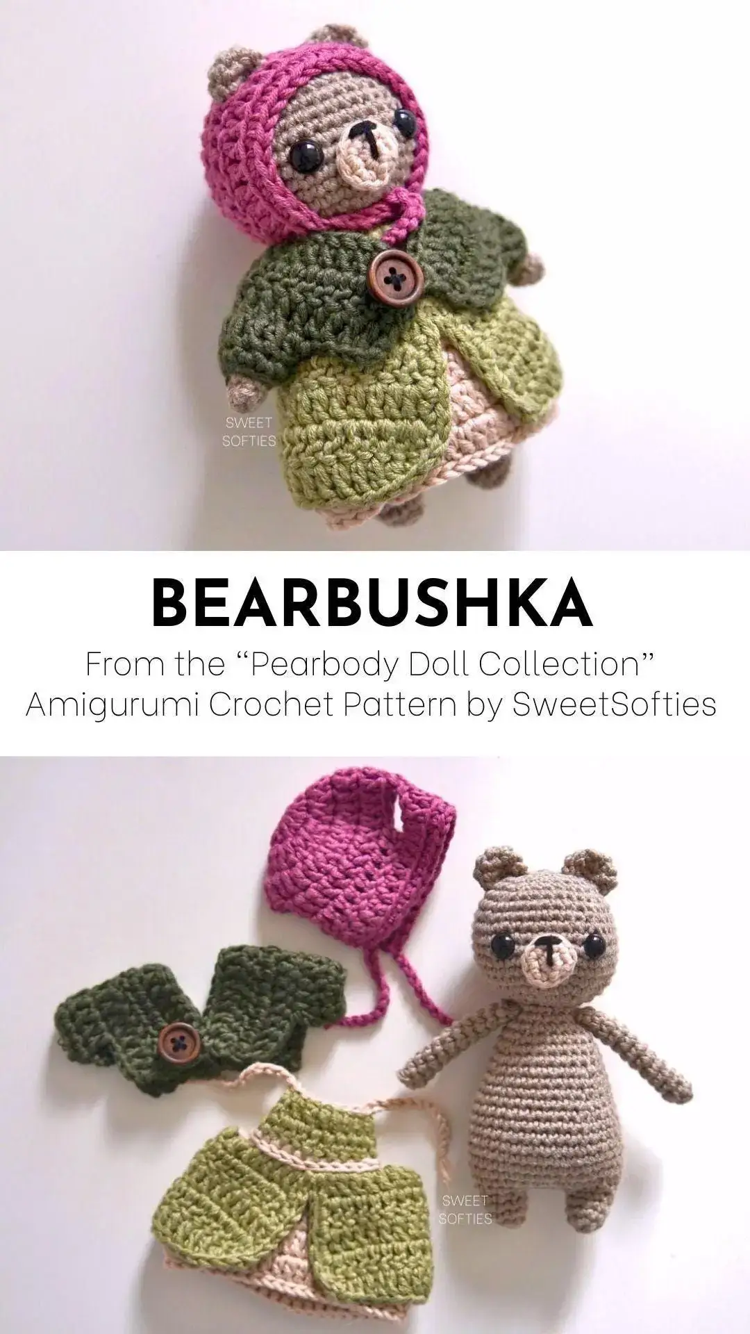 Low Sew Amigurumi Teddy Bear Doll Tutorial