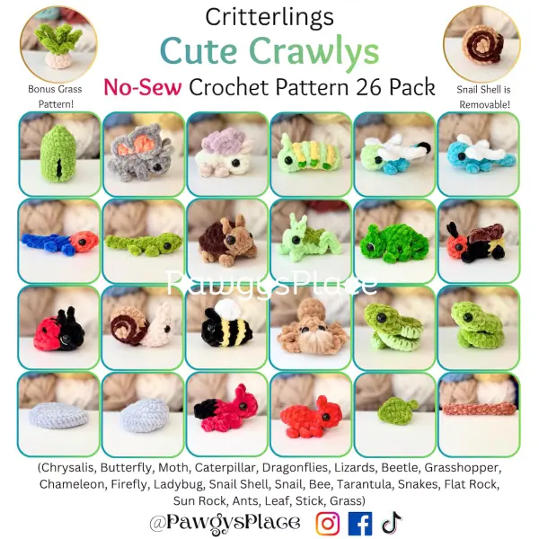 Critterlings Cute Crawlys 26 Pack