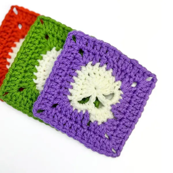 Easy Skull Granny Square Pattern