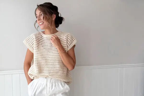 Wren Rattan Crochet Top
