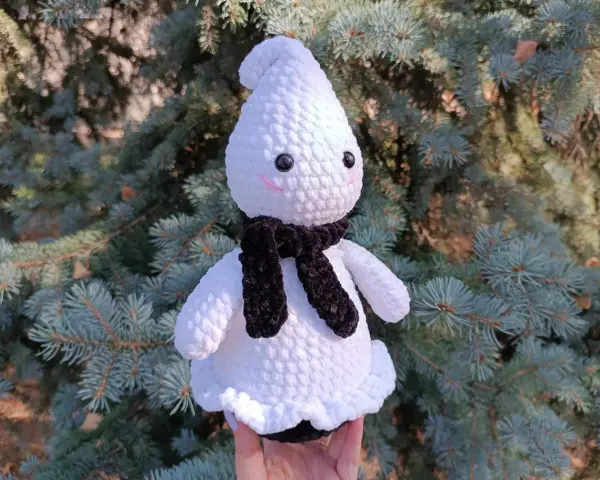Ghost plush no sew crochet pattern
