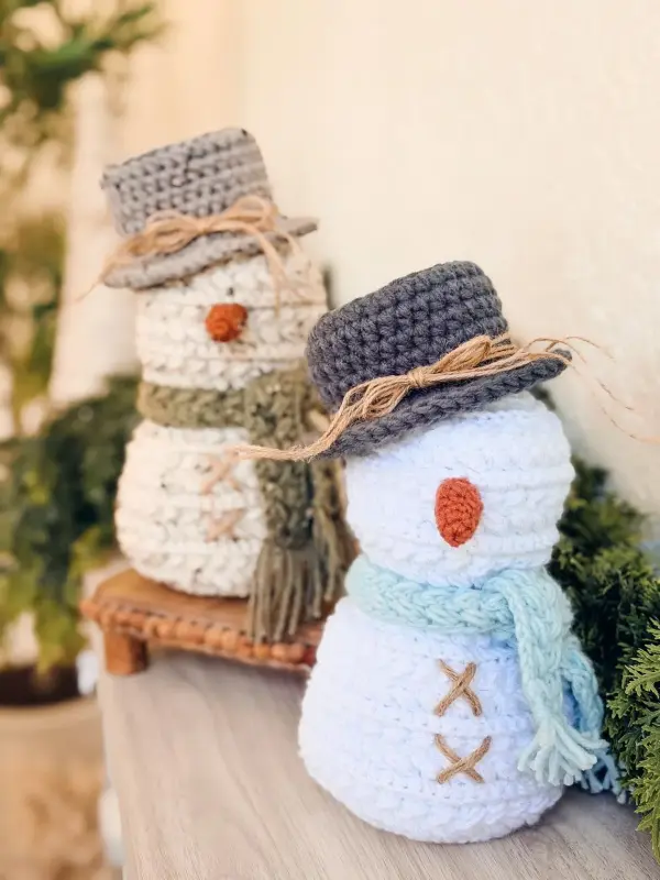 Snowman Amigurumi, Beginner Friendly Winter Softie