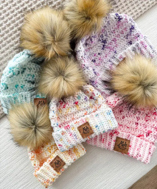 Snowy Season Crochet Beanie Pattern