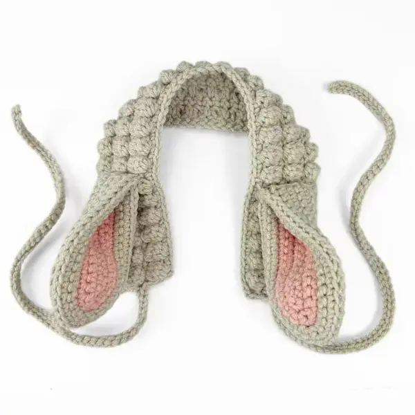 Lamb Ear Headband Fantasy Ren Faire Crochet Pattern